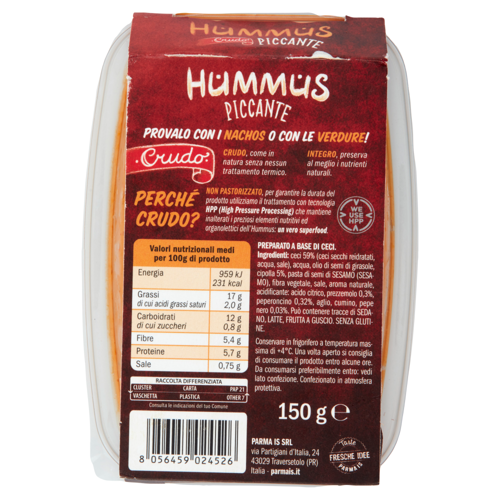 Parma Is Hummus Piccante 150 g