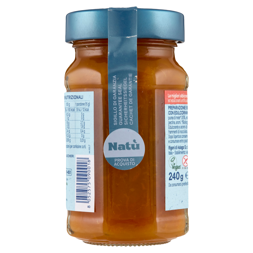 Rigoni di Asiago Natù Senza Zuccheri Aggiunti° Albicocche bio 240 g