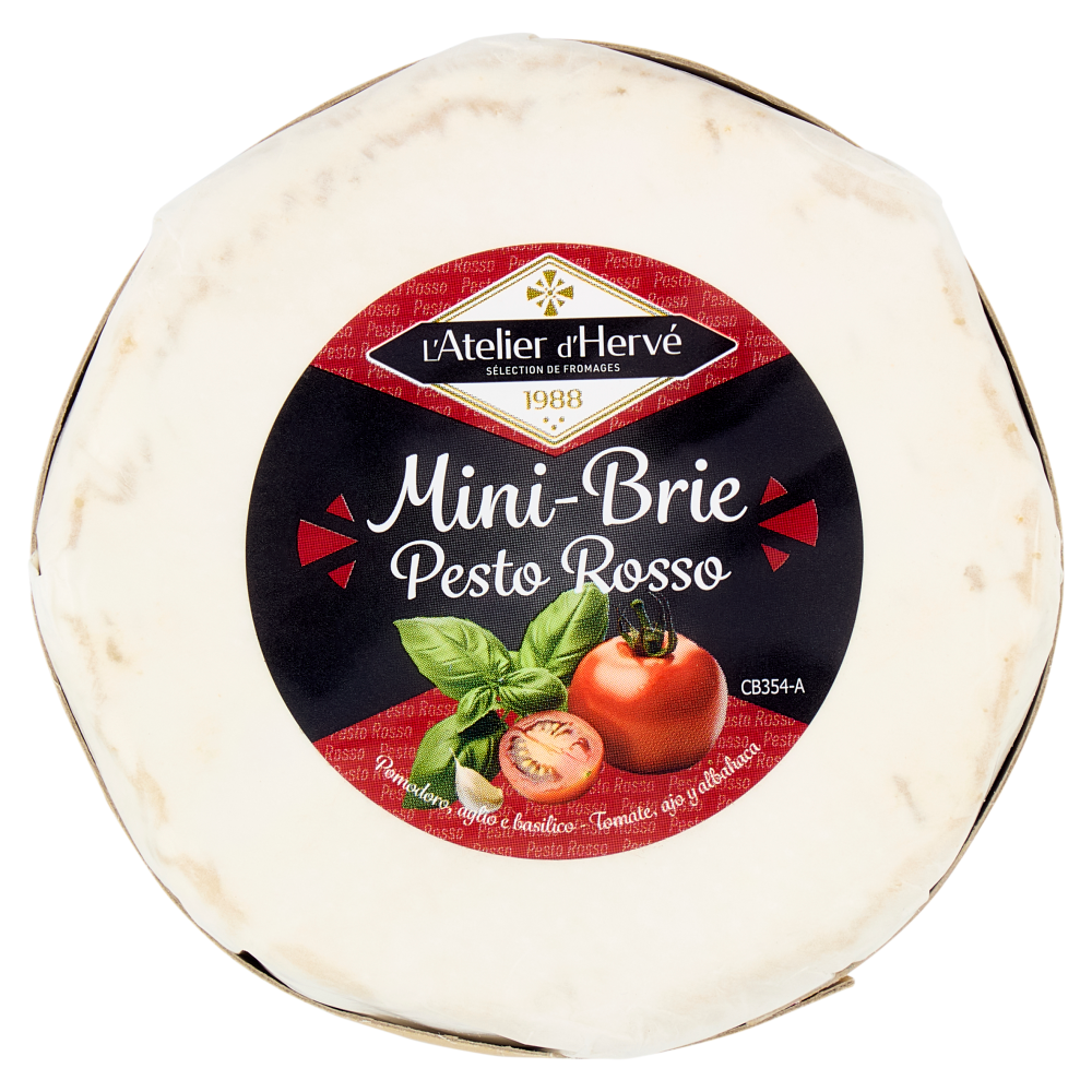 L'Atelier d'Hervé Mini-Brie Pesto Rosso 135 g