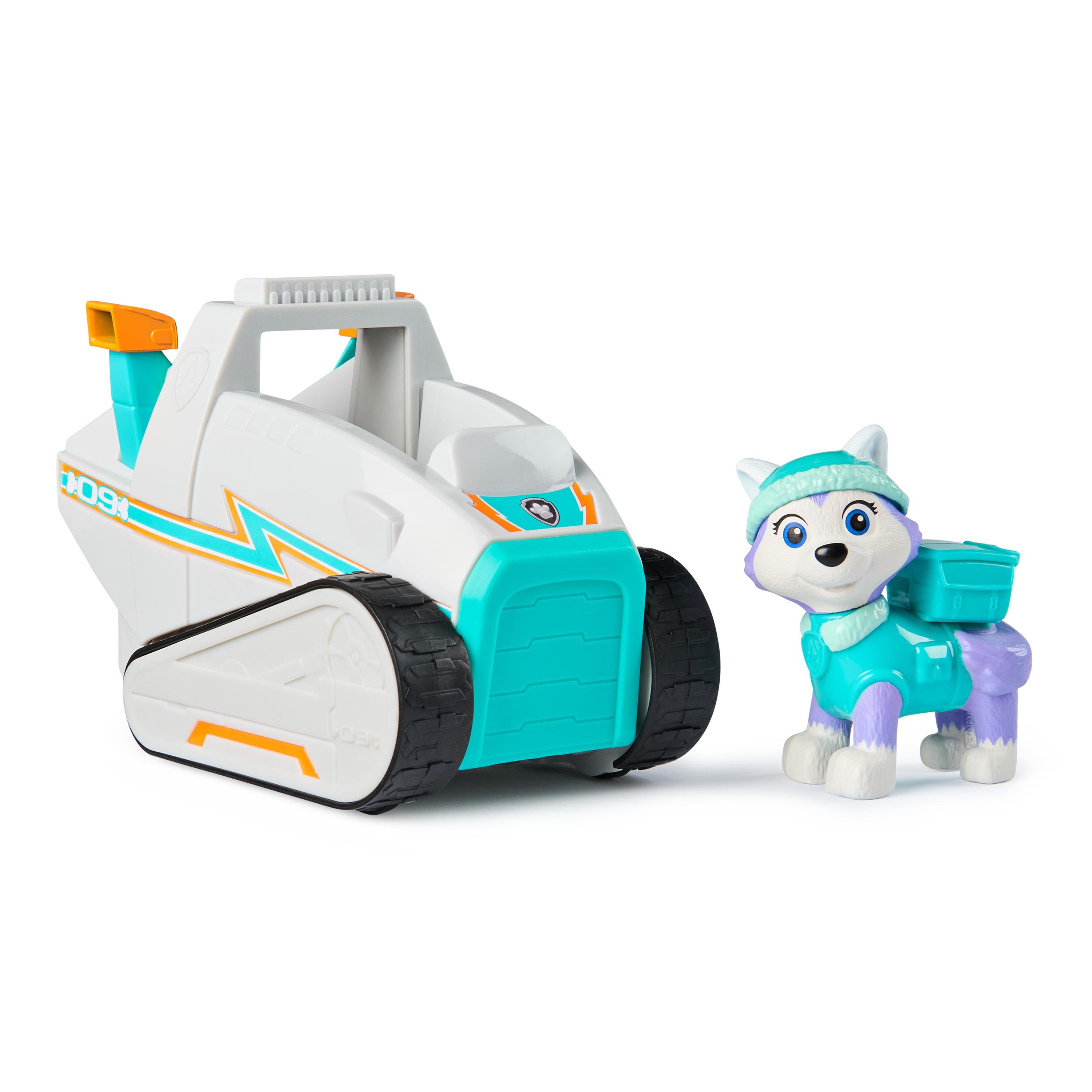 PAW Patrol , Veicolo Ruspa di Rubble, 1 Personaggio di Rubble Incluso, dai 3 Anni