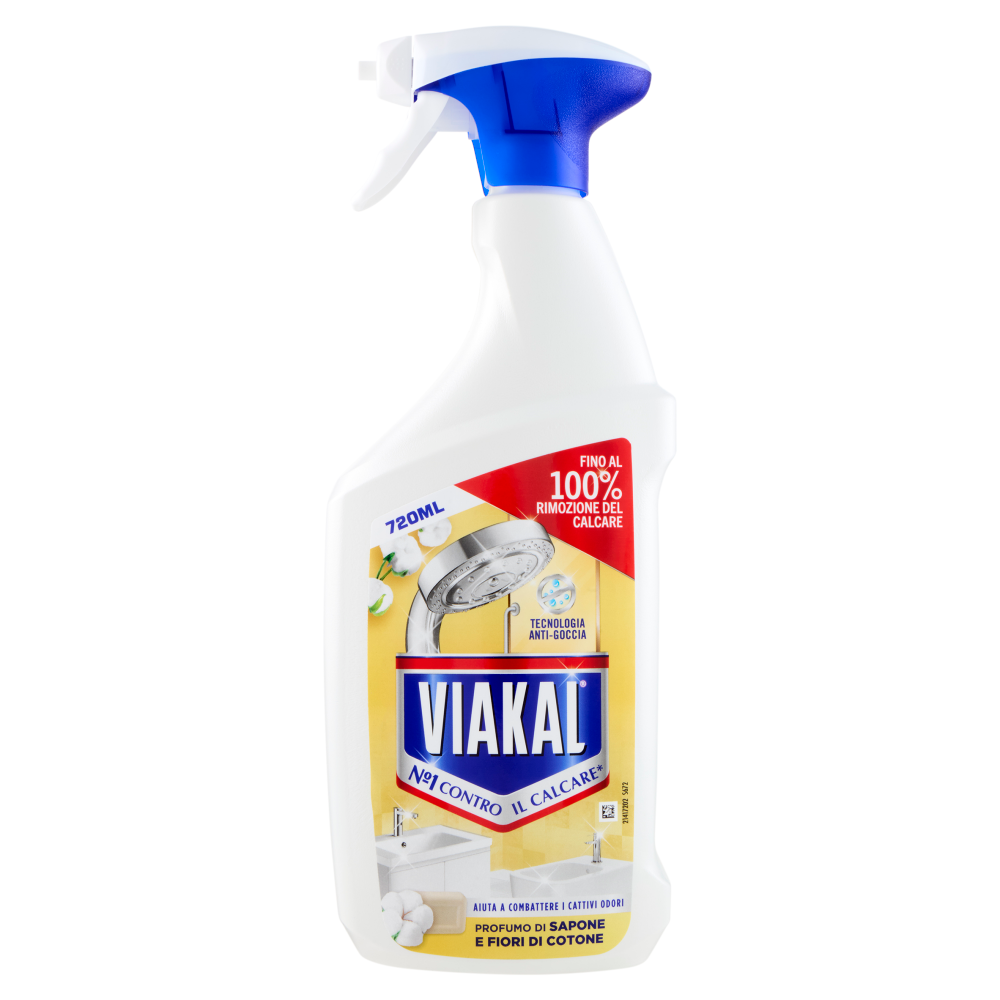 Viakal Profumo di Sapone e Fiori di Cotone 720 ML
