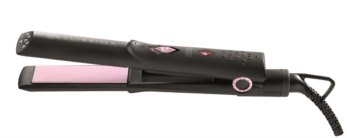 Bellissima 11640 messa in piega Piastra per capelli Caldo Nero 28 W 1,8 m