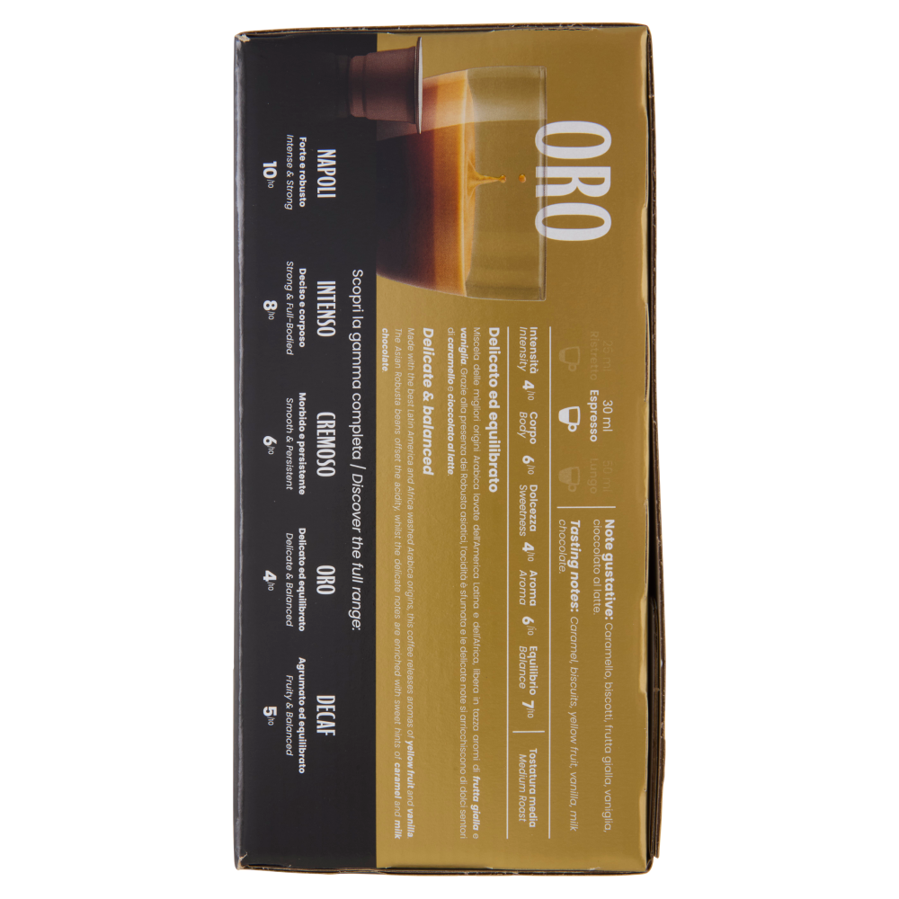 Caffè Vergnano 1882 Oro Capsule Compatibili Nespresso* 50 x 5 g