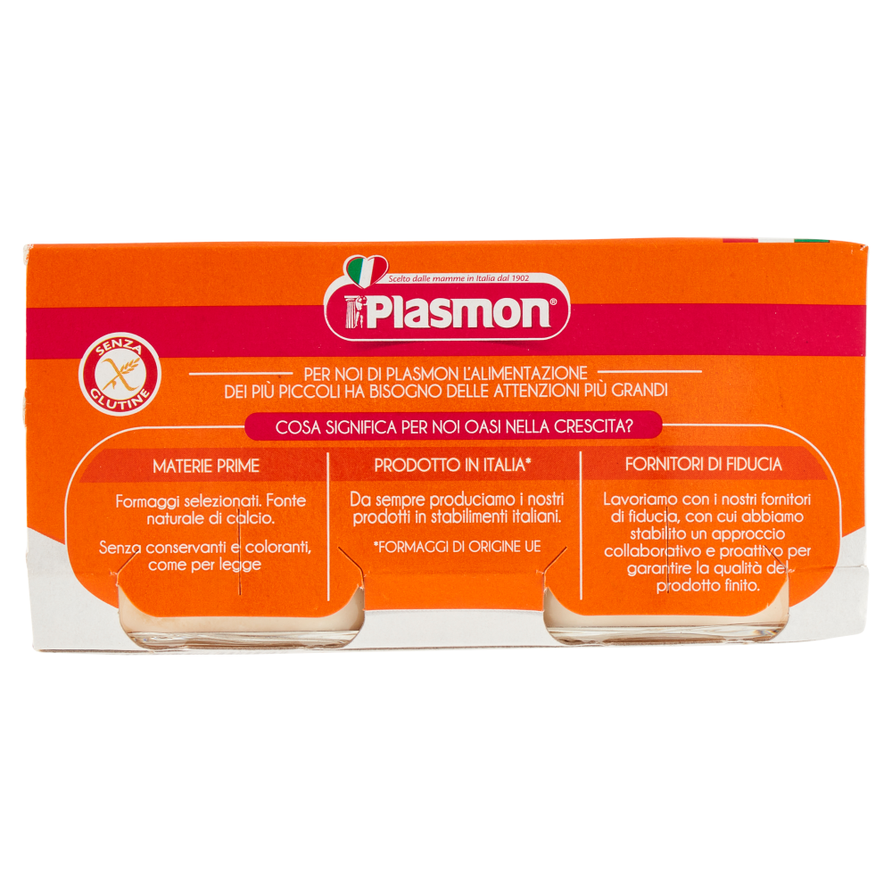 Plasmon Formaggino Fuso e Mozzarella Omogeneizzato 2 x 80 g