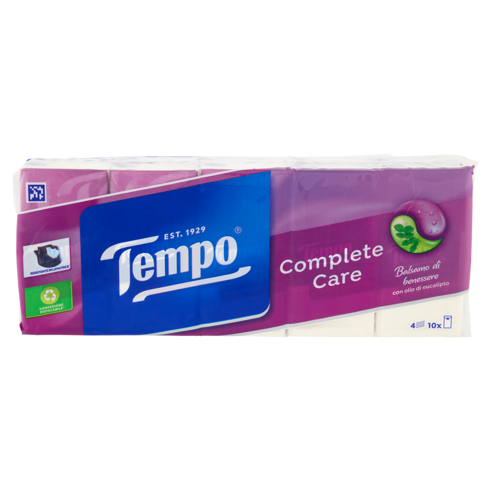 Tempo Complete Care Fazzoletti 4 veli 10 pz