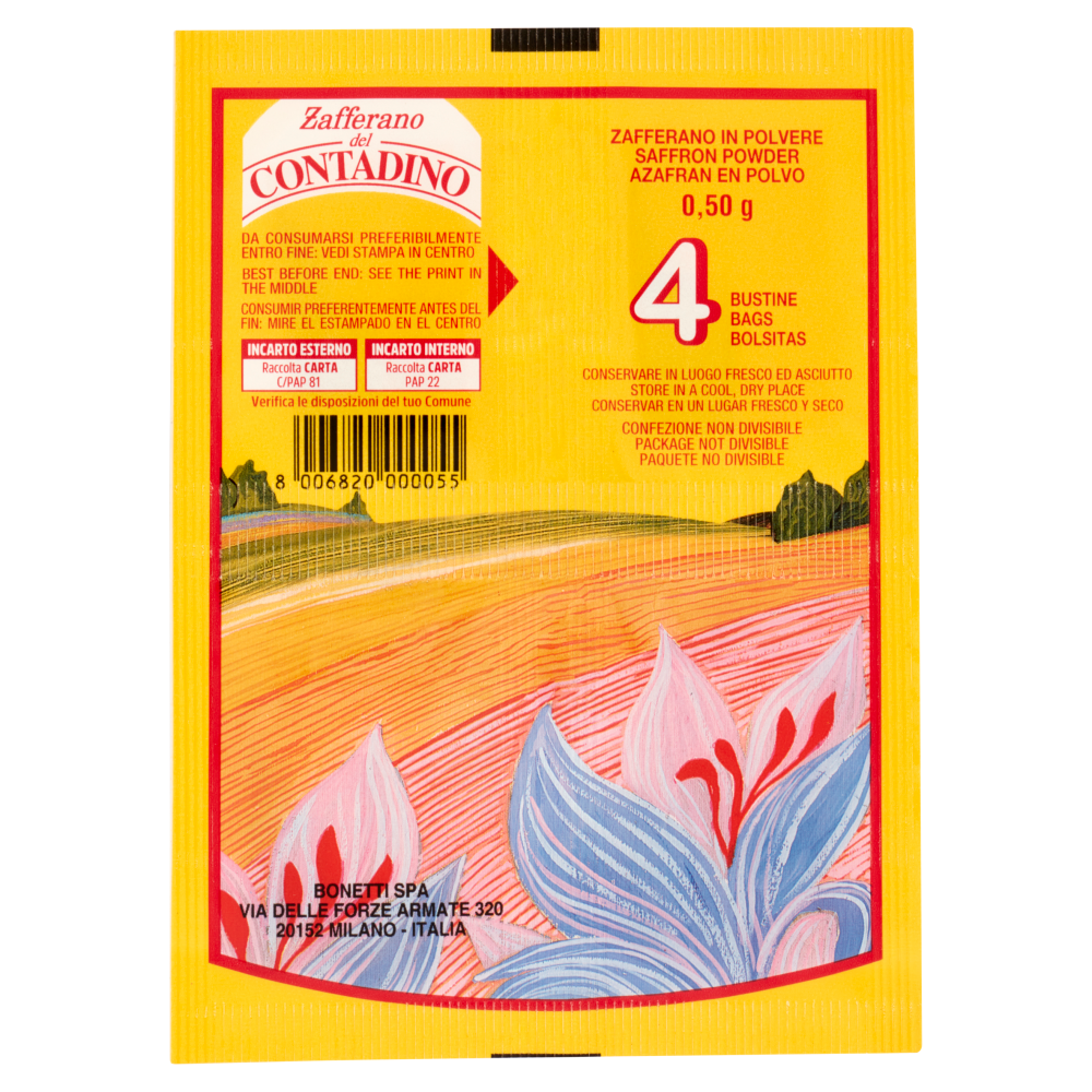 Zafferano del Contadino 4 Bustine 0,50 g
