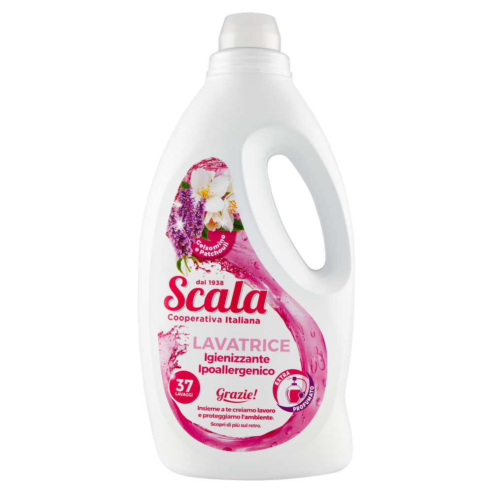 Scala Lavatrice Igienizzante Ipoallergenico Gelsomino e Patchouli 1500 ml