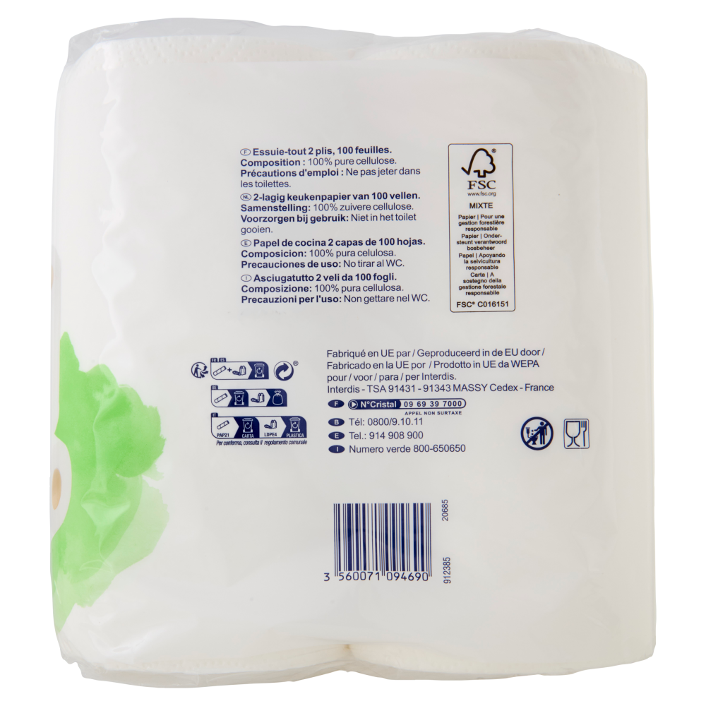 Simpl Choice Asciugatutto 4 pz