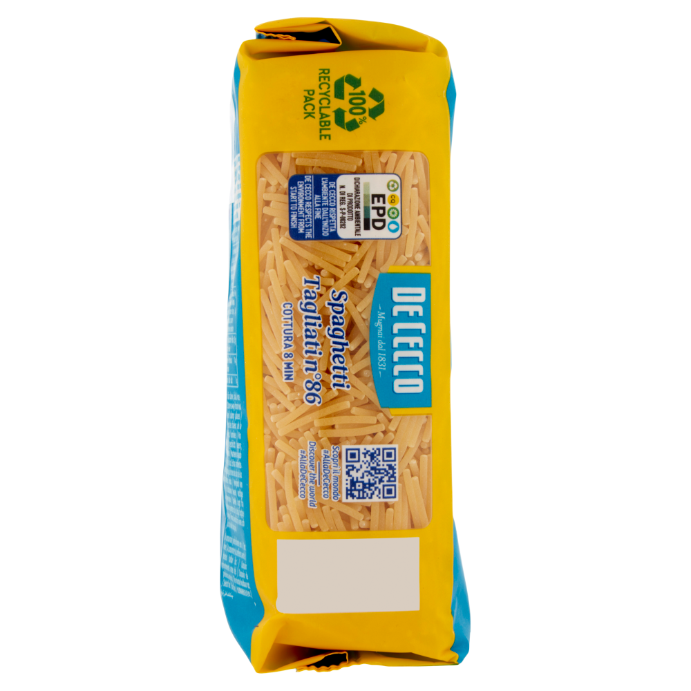 De Cecco Spaghetti Tagliati n&deg;86 500 g