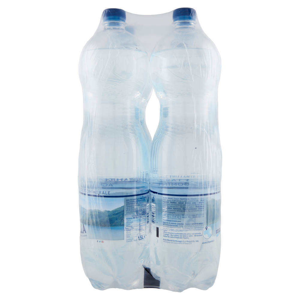 Chiarella Acqua Minerale Frizzante Oligominerale 6 x 1,5 L