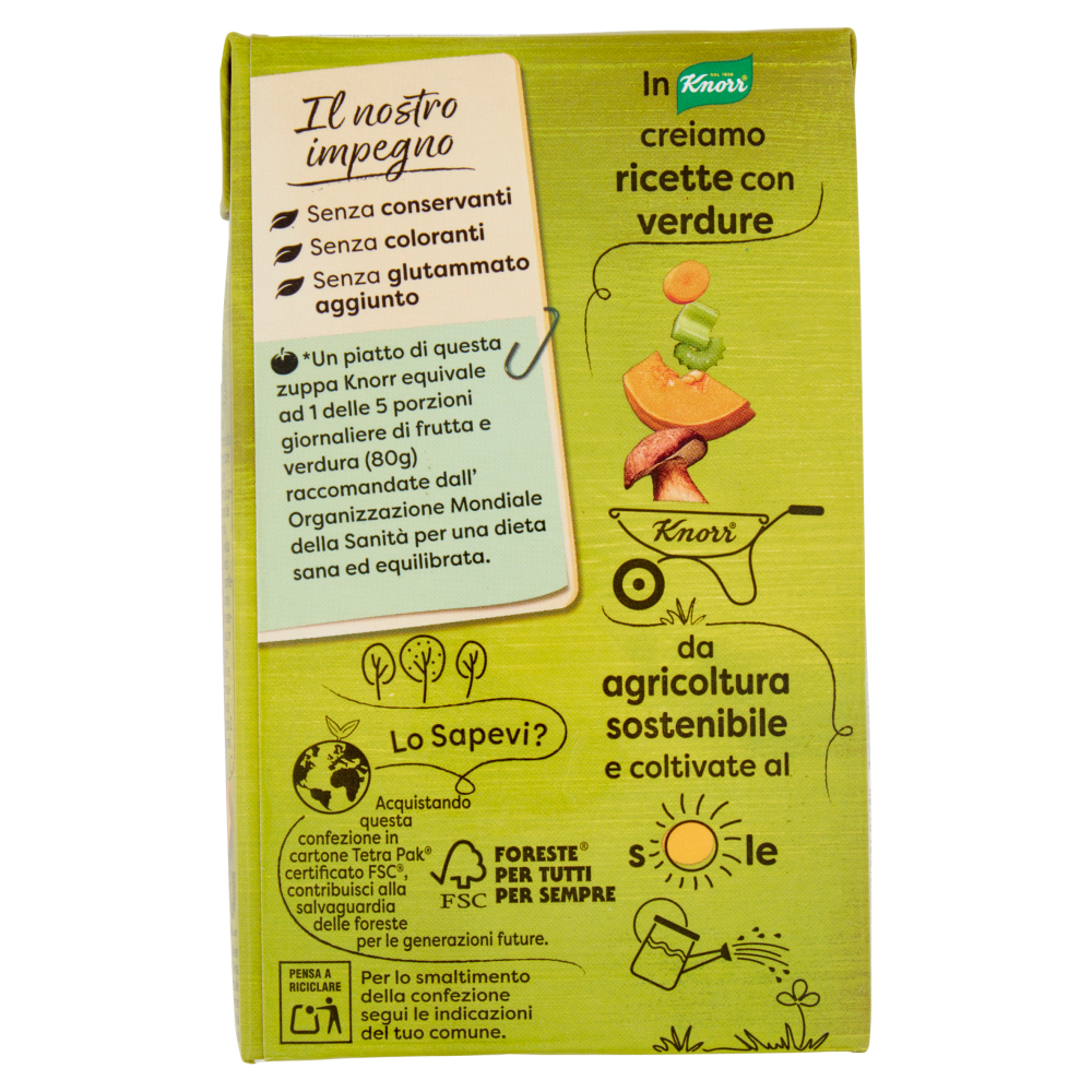 Knorr Zuppa Boscaiola con Cereali, Zucca e Porcini 500 ml