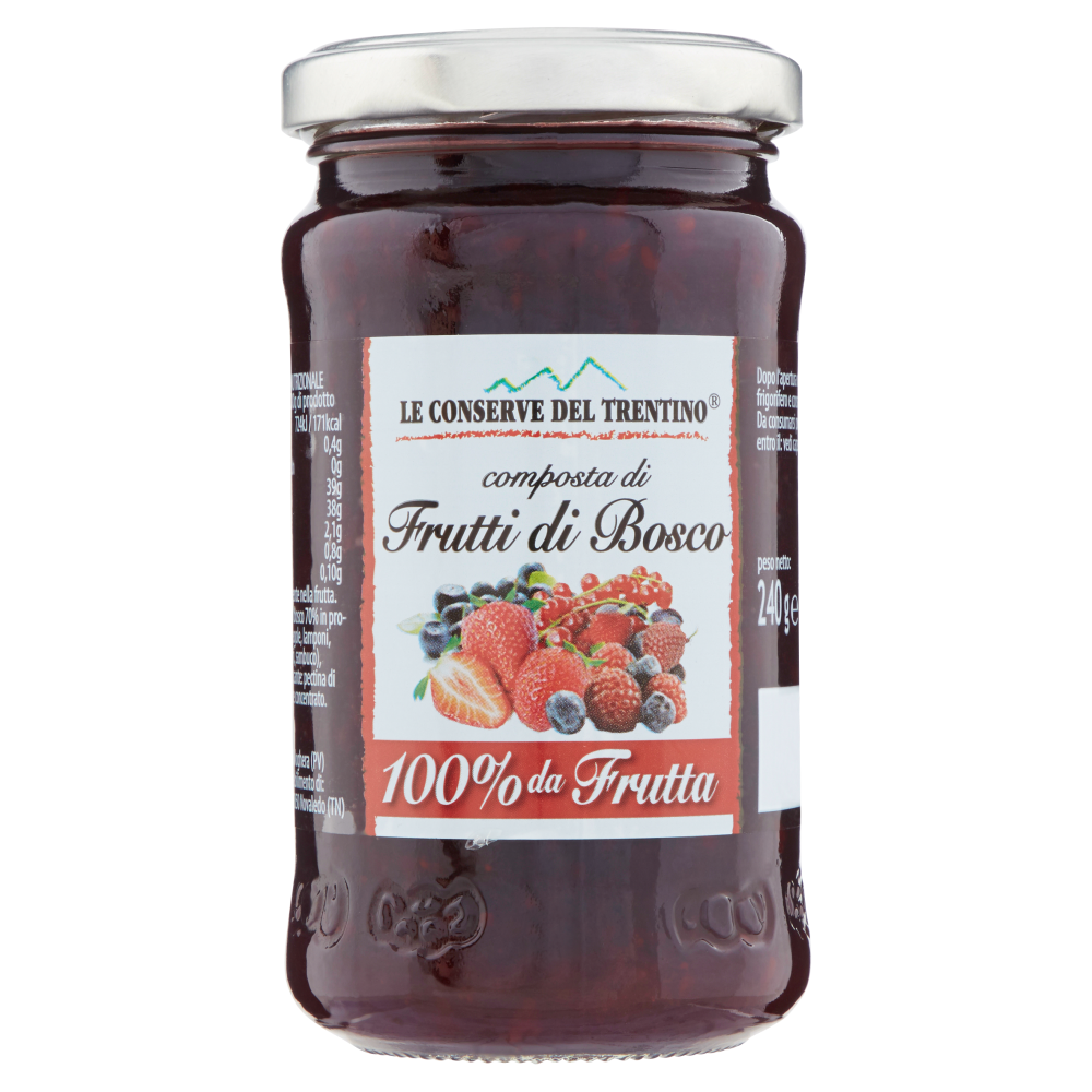 Le Conserve del Trentino composta di Frutti di Bosco 100% da Frutta 240 g