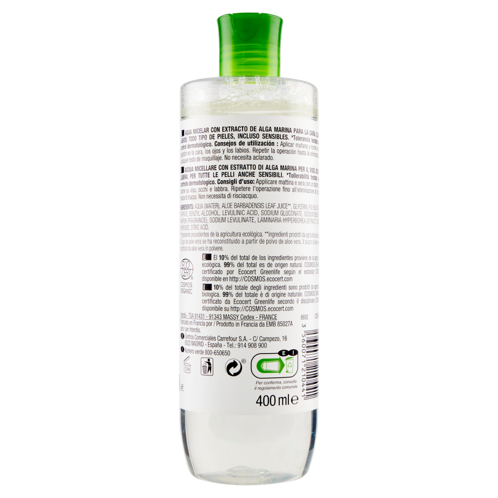 nectar of Bio Acqua Micellare Dolcezza Tutte le pelli anche sensibili  400 ml