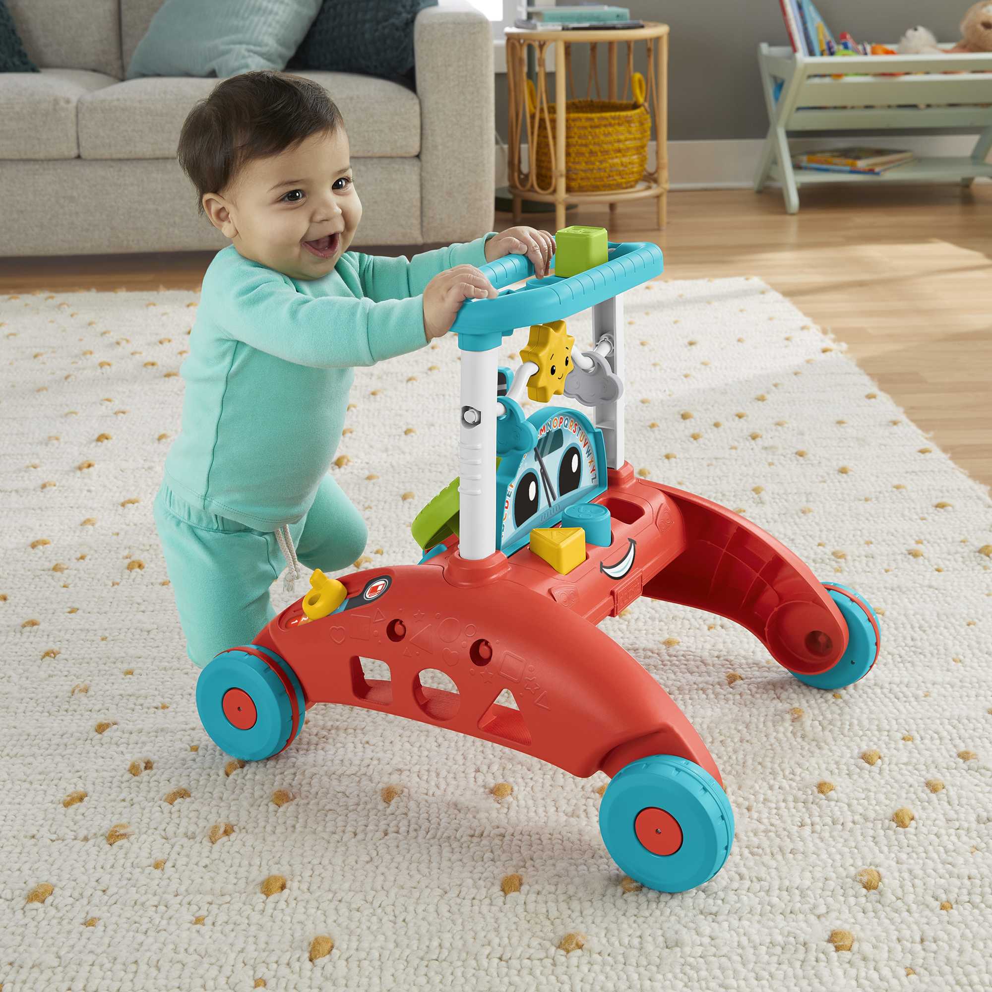 Fisher-Price Primi Passi al Volante, Edizione multilingue, giocattolo  ispirato a una macchina che incoraggia i bambini a camminare, Giocattolo per  bambini 6+ mesi: prezzi e offerte