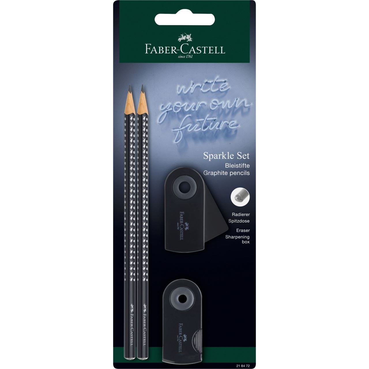 Faber-Castell 218472 matita di grafite 3 pz