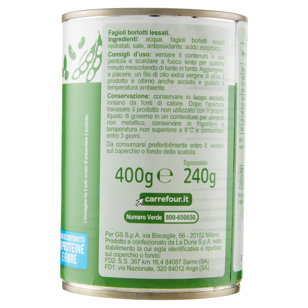Carrefour Classic Borlotti 400 g