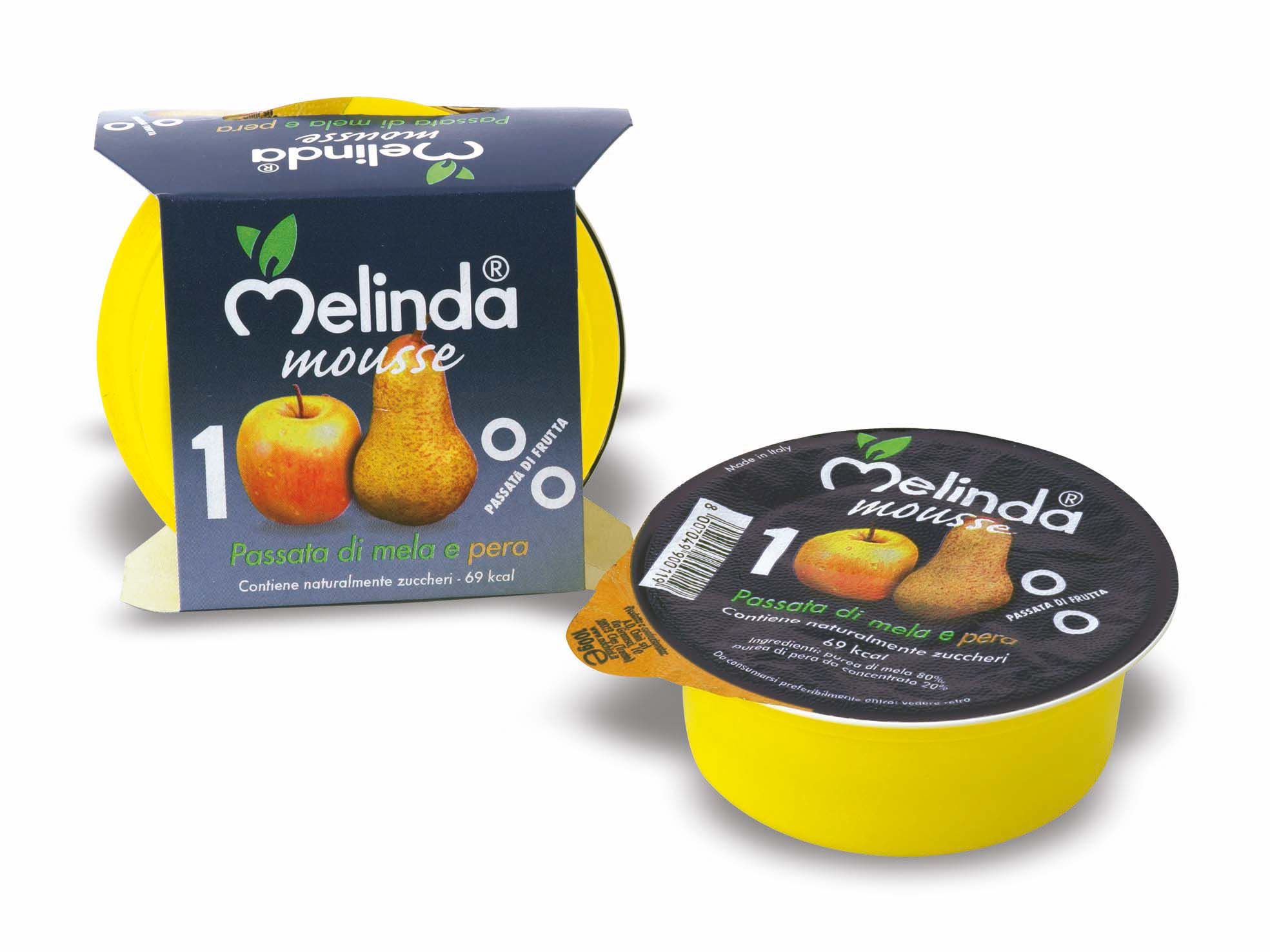 Melinda Mousse mela Golden e pera 100 g