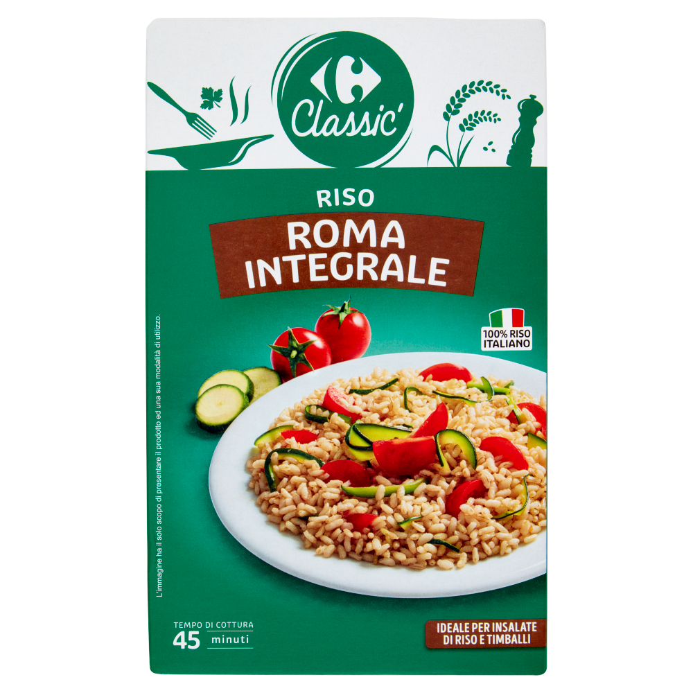 Carrefour Classic Riso Roma Integrale 1 Kg