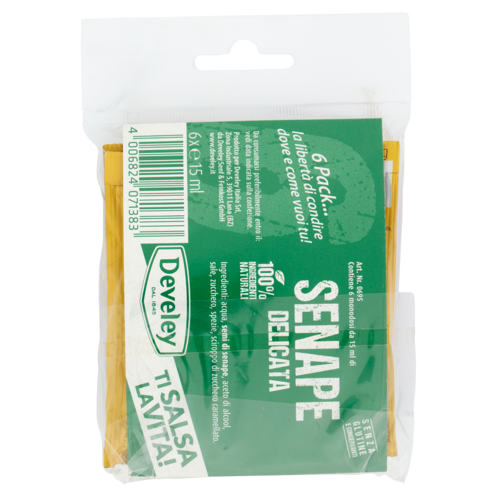 Develey Senape Delicata 6 x 15 ml