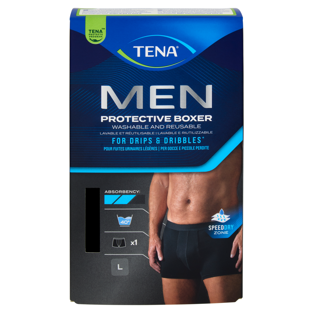 Tena Men Protective Boxer L Nero 1 pz
