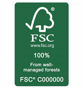 Carrefour Specchiera con sgabello in legno 100% FSC