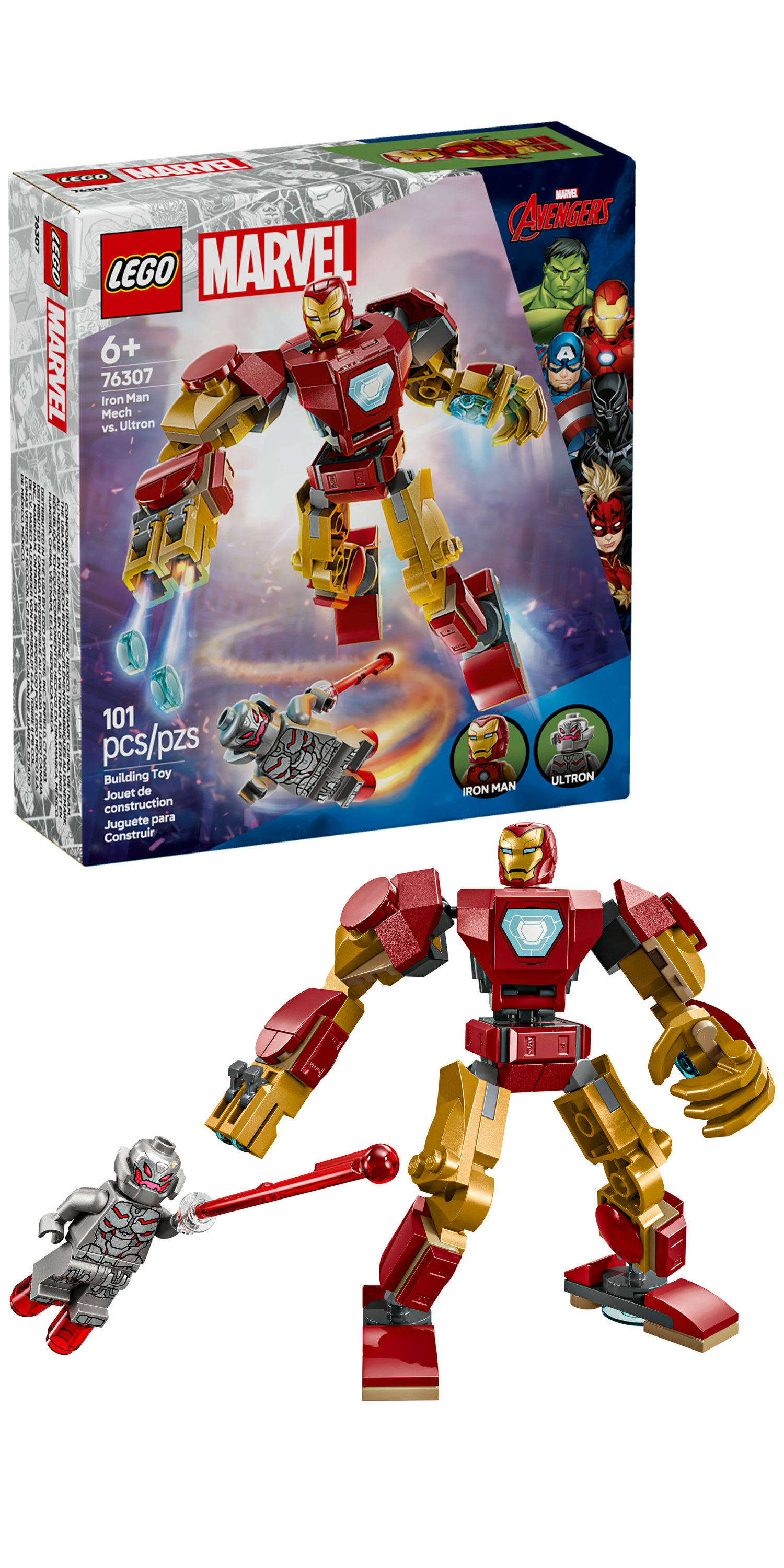 LEGO Mech di Iron Man contro Ultron