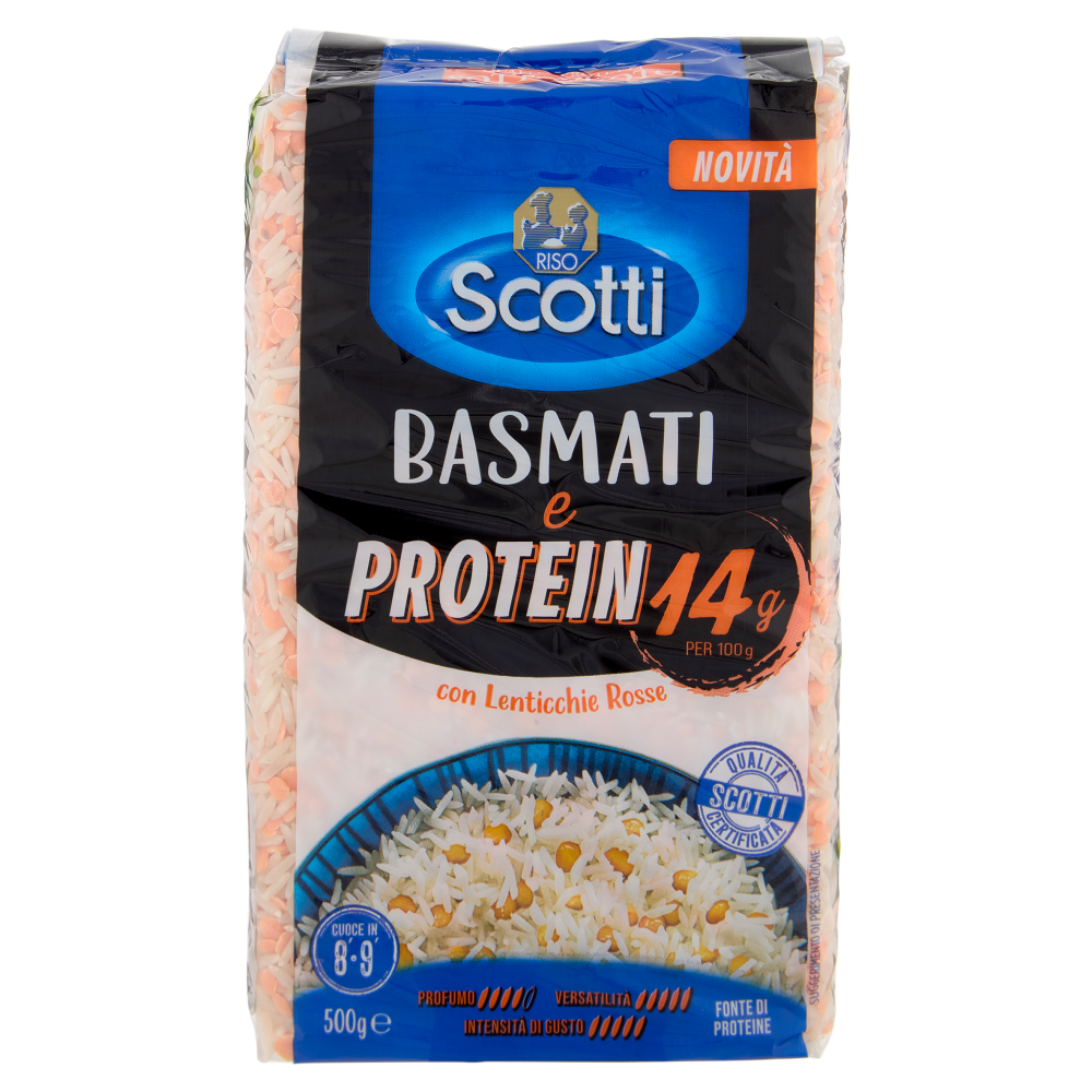 Riso Scotti Basmati e Protein con Lenticchie Rosse 500 g