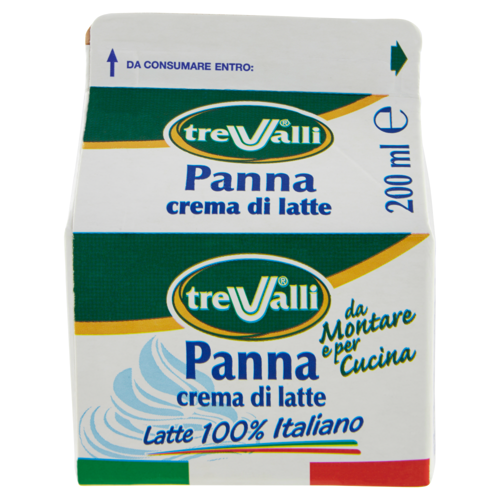 treValli Panna crema di latte 200 ml