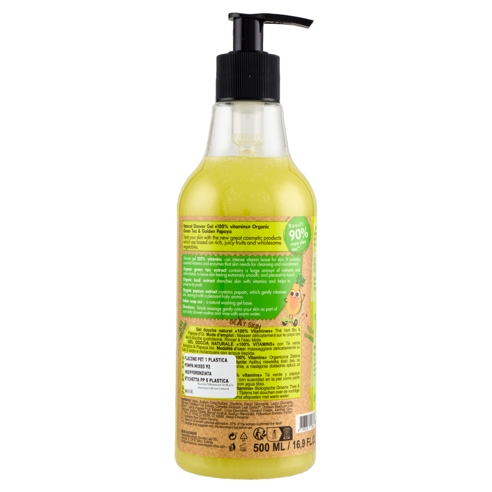 Skin Super Good Natural Shower Gel 100% Vitamins 500 ml