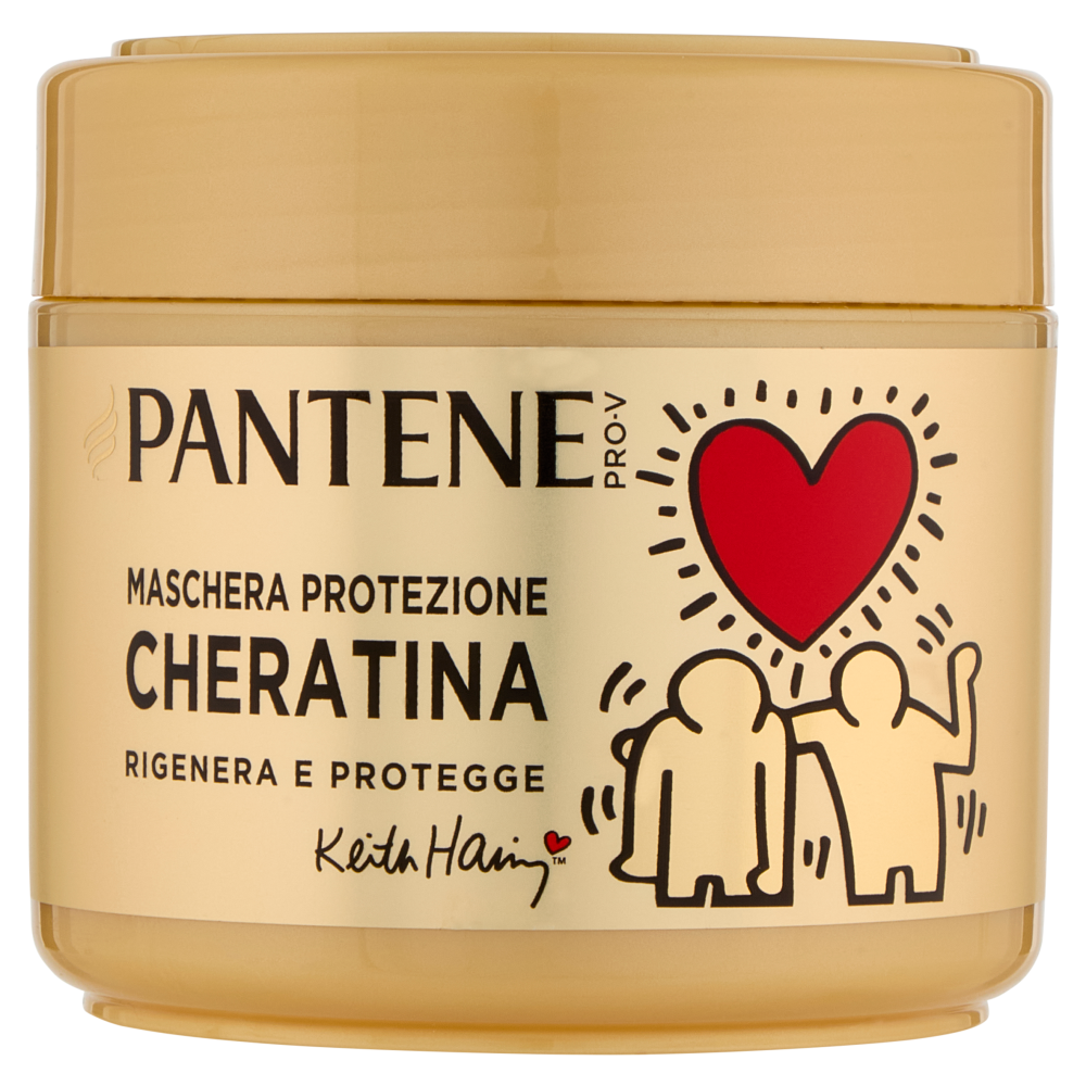 Pantene Pro-V Rigenera e Protegge Maschera Protezione Cheratina Keith Haring 300 ml