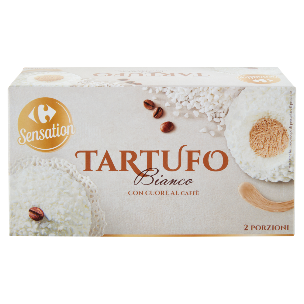 Carrefour Sensation Tartufo Bianco con Cuore al Caffè 2 x 80 g