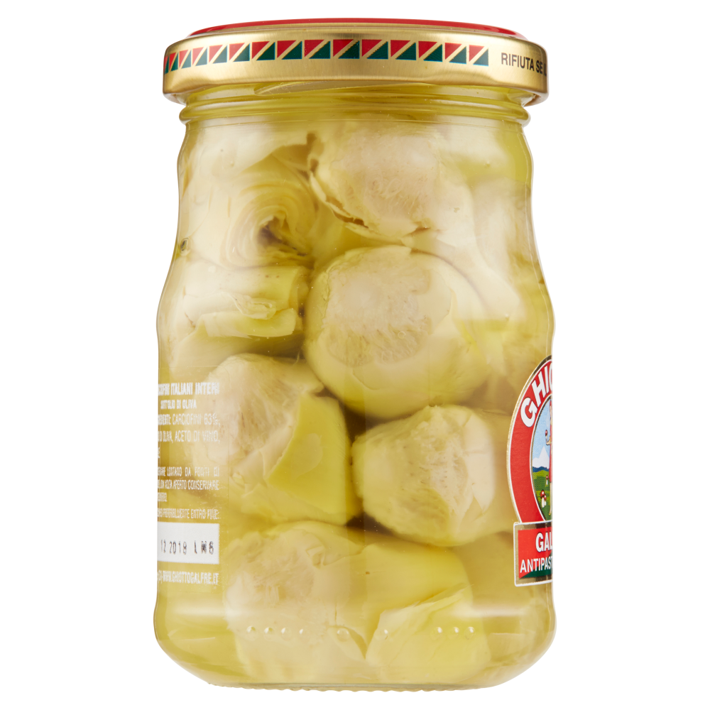 Galfr&egrave; Ghiotto Carciofini Italiani Interi Sott'Olio di Oliva 190 g