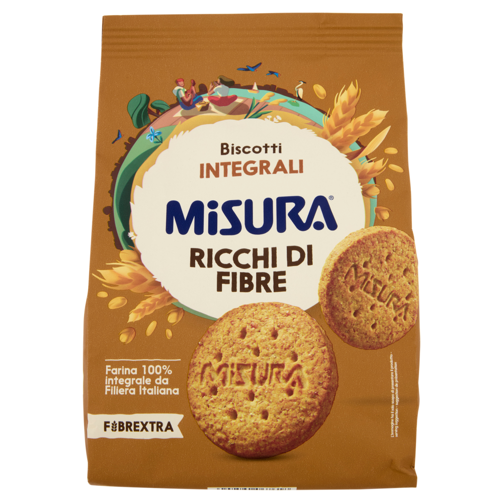 Misura Fibrextra Biscotti Integrali 380 g