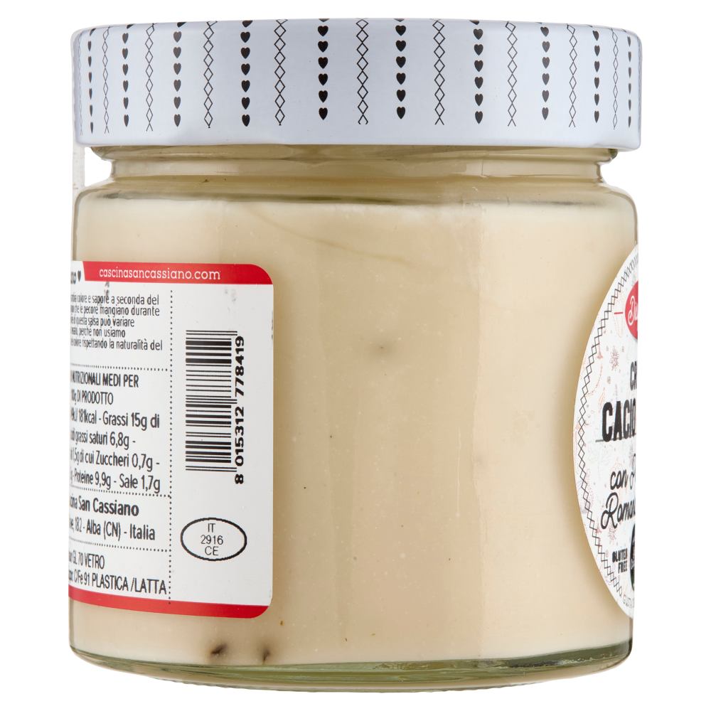 cascina San Cassiano La Dispensa Crema Cacio e Pepe con Pecorino Romano DOP 190 g