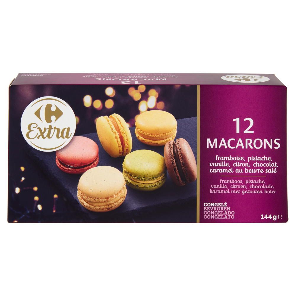 Carrefour Extra 12 Macarons Congelato 144 g