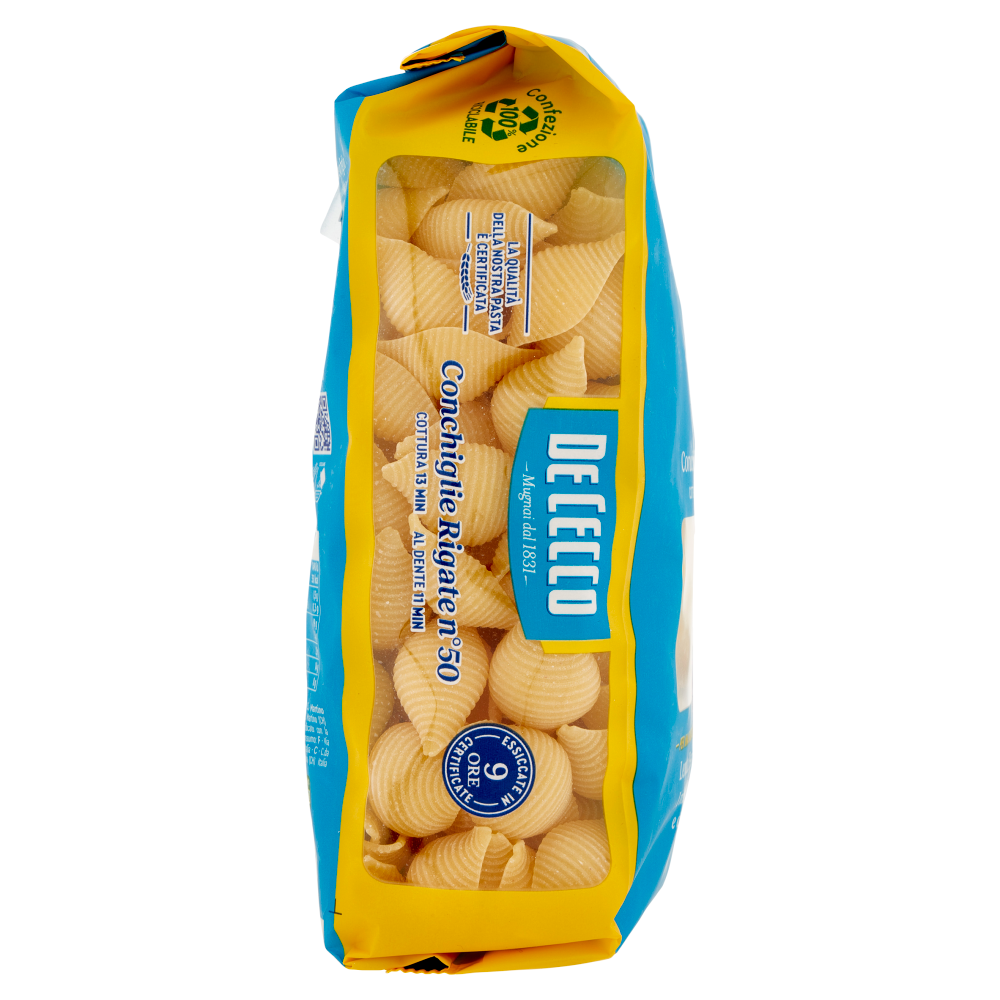 De Cecco Conchiglie Rigate n°50 500 g