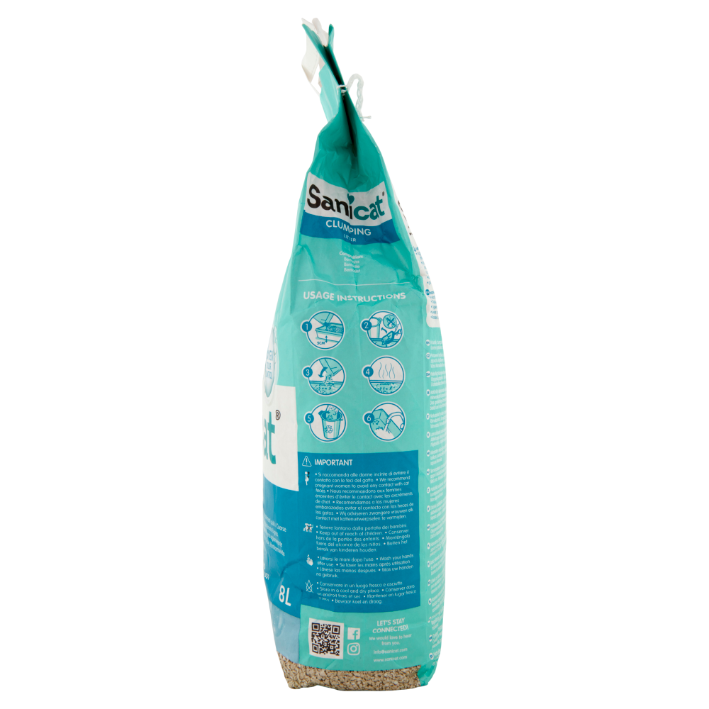 Sanicat Clumping Lettiera agglomerante Marseille Soap 8 L