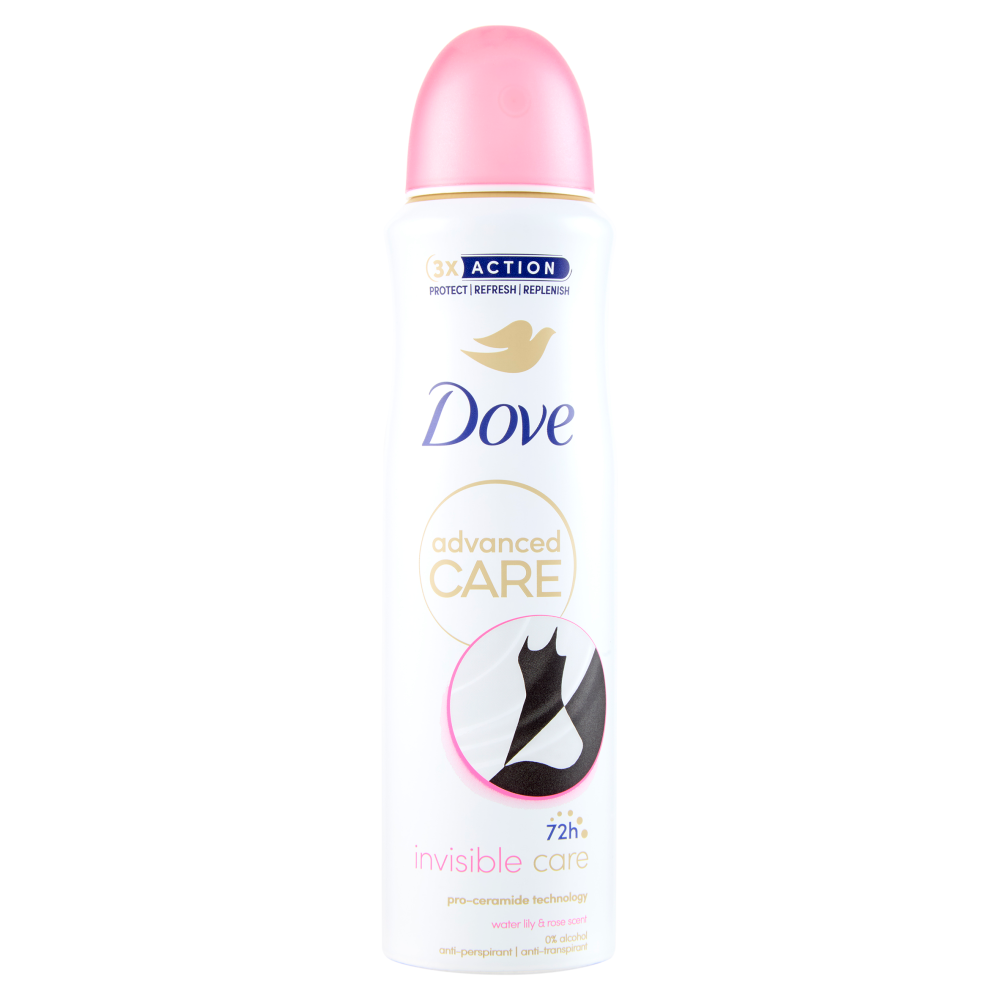 Dove advanced Care invisible care water lily & rose scent anti-perspirant 150 ml