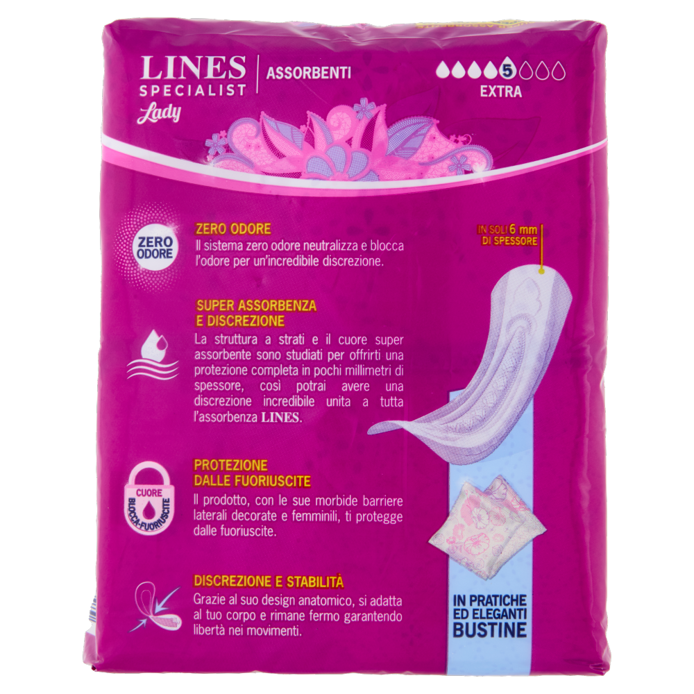 Lines Specialist Lady Assorbenti Extra 10 pz