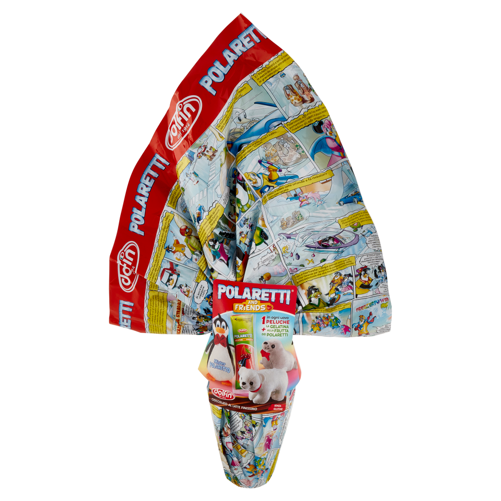 dolfin Uovo di Cioccolato al Latte Finissimo Polaretti and Friends 220 g