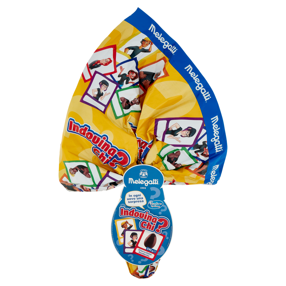 Melegatti 1894 Uovo di Cioccolato fondente Indovina Chi? 240 g
