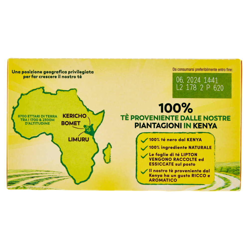 Lipton Yellow Label Classico 25 Filtri 37,5 g