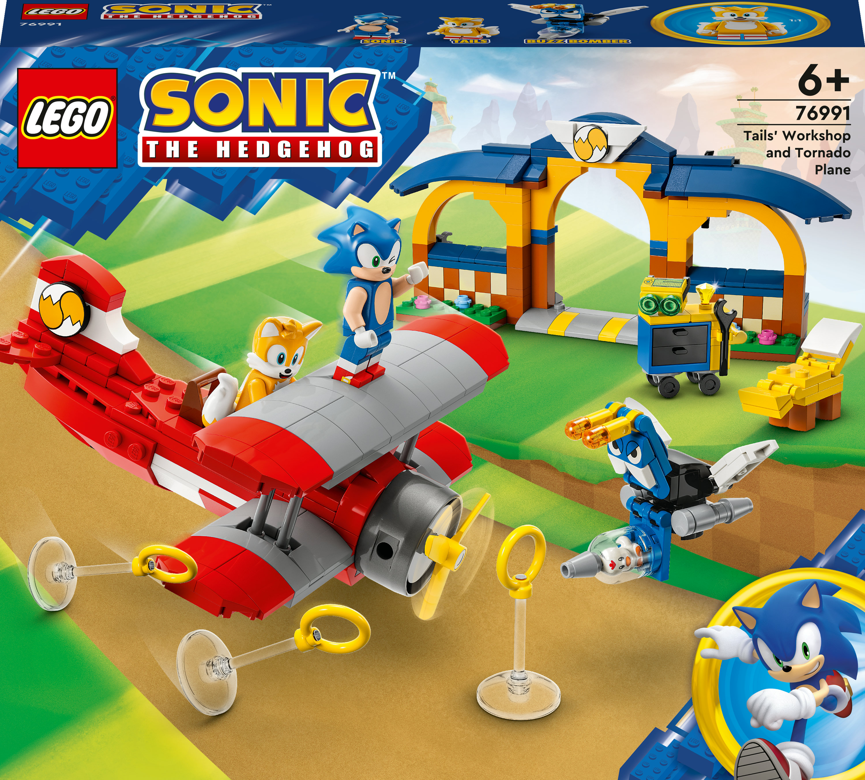 LEGO Laboratorio di Tails e Aereo Tornado