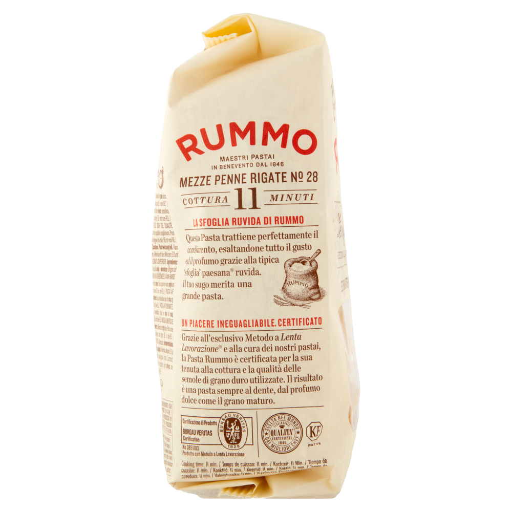 Rummo Mezze Penne Rigate N° 28 500 g