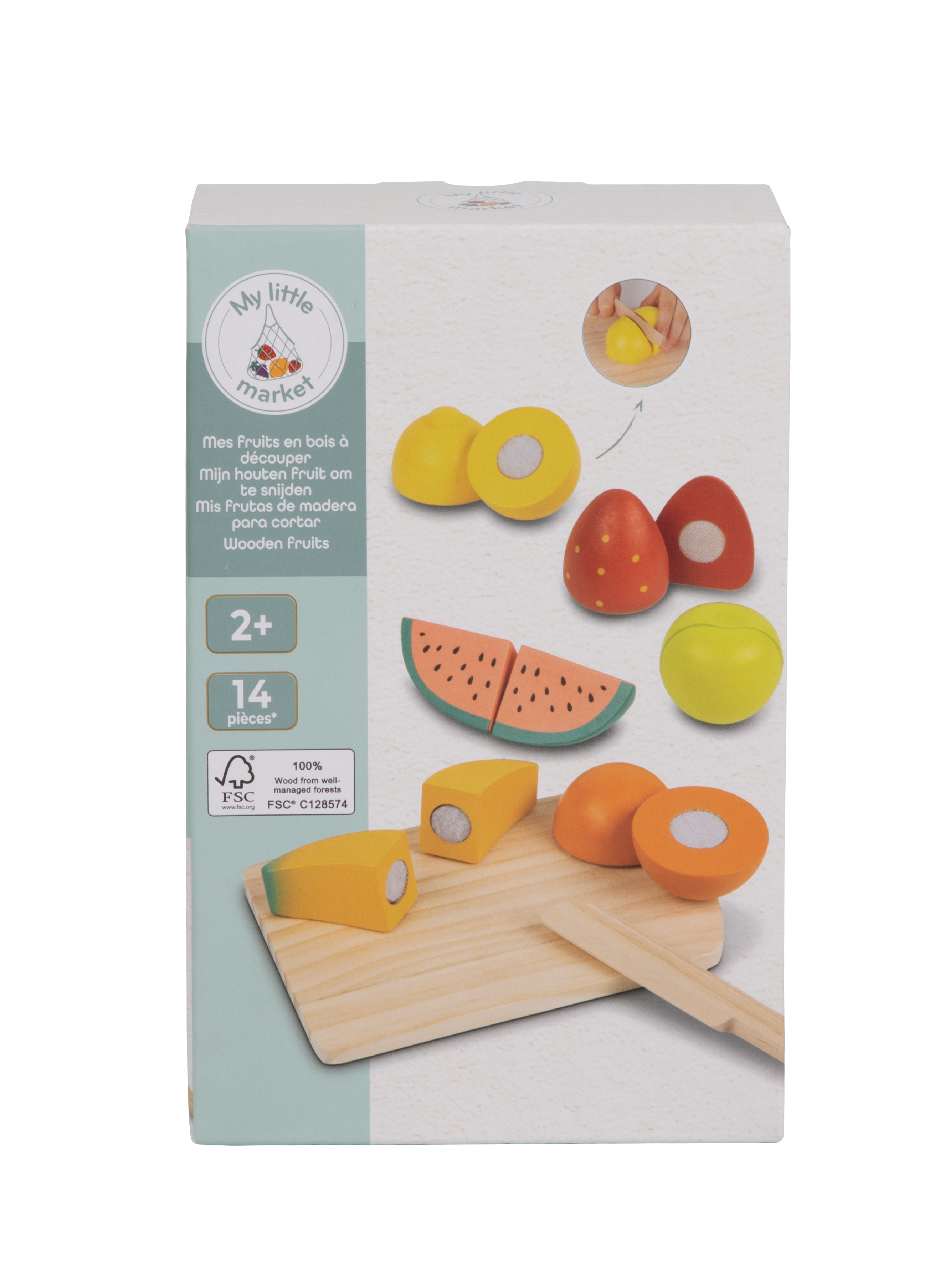 Carrefour My Little Market Set Taglia Cibo 2 Asst FSC 100%