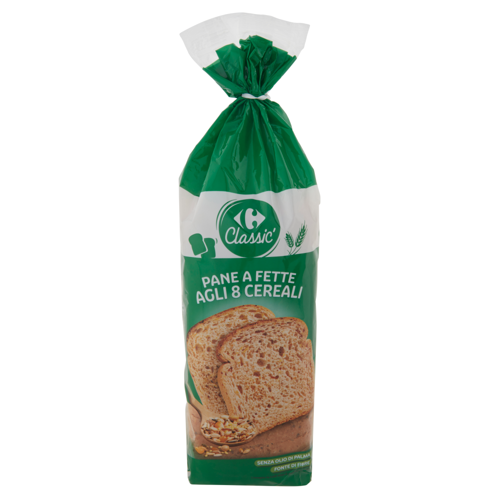 Carrefour Classic Pane a Fette agli 8 Cereali 400 g