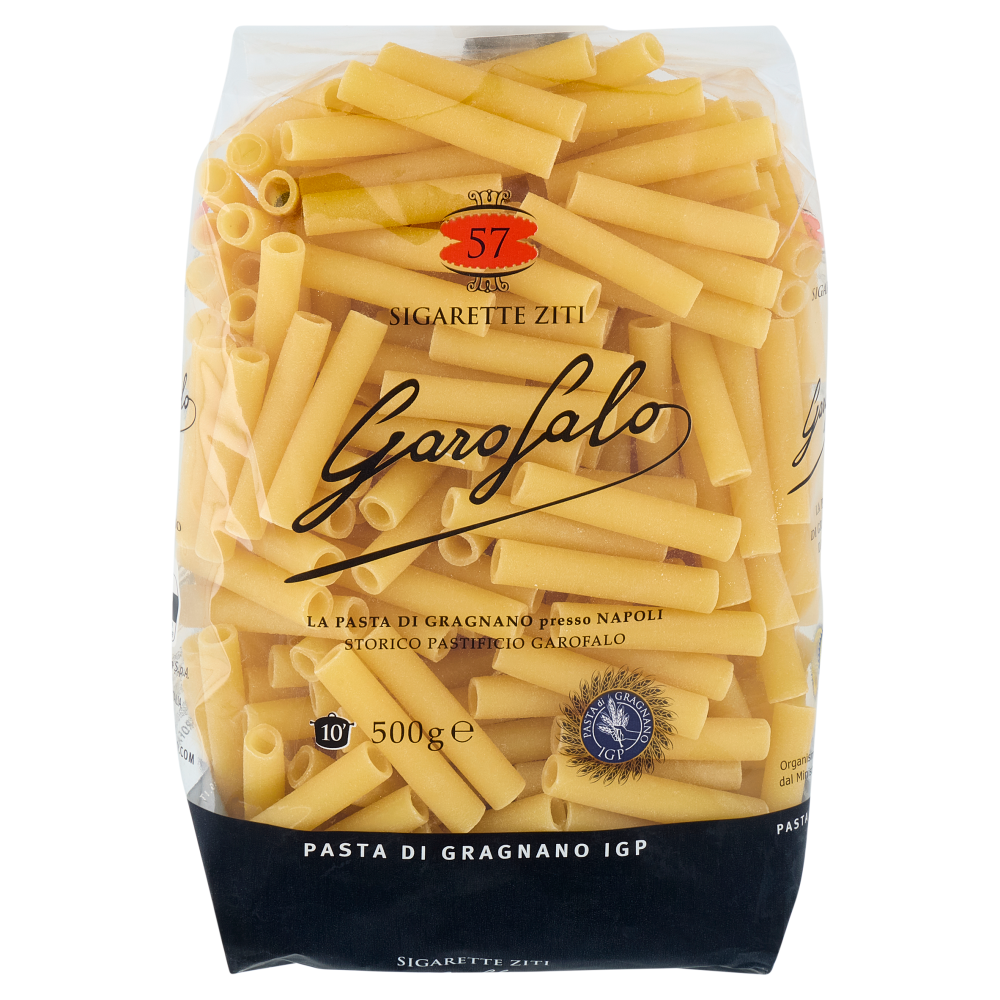 Garofalo Sigarette Ziti 57 Pasta di Gragnano IGP 500 g