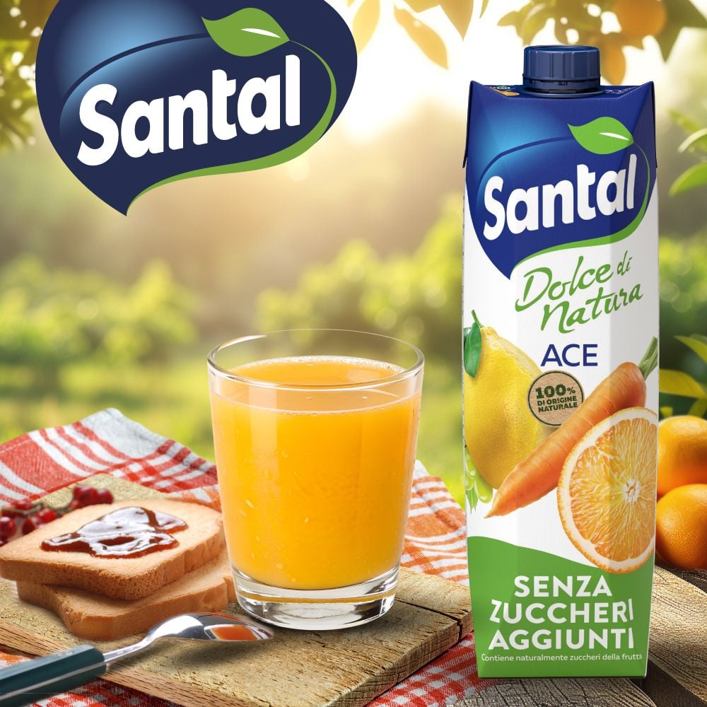 Santal Succo di Frutta ACE Senza Zuccheri Aggiunti 1000 ml