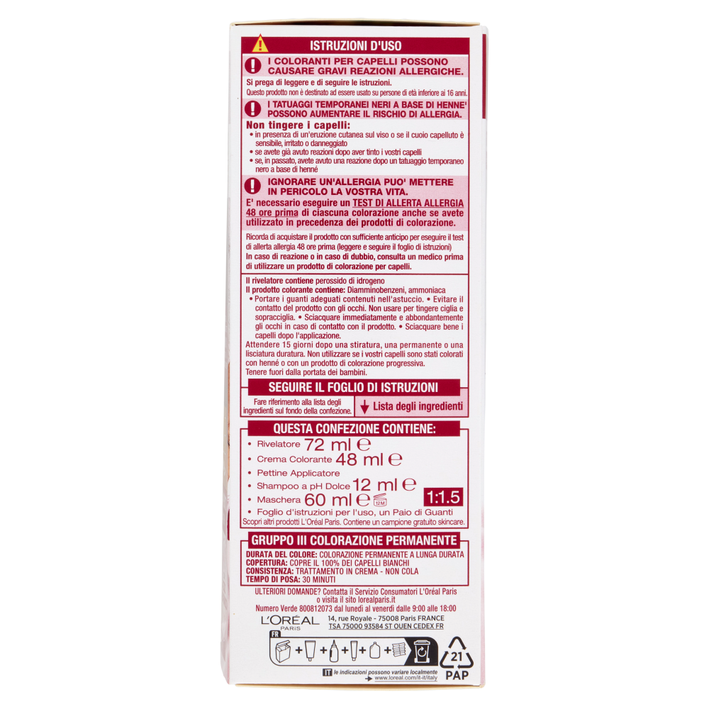 L'Oréal Paris Excellence Creme Colorazione Triplo Trattamento 5.15 Marron Glace