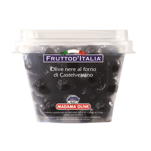 Madama Oliva il Frutto di Grecia Olive Nere al Forno 250 g